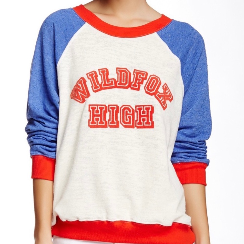 Wildfox Varsity Vintage-feel Sweatshirt